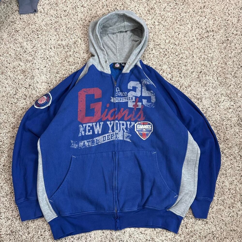 Nfl Men's Blue and Navy Hoodie